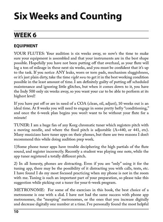 6 Weeks to Finals: The Complete System for Audition Success