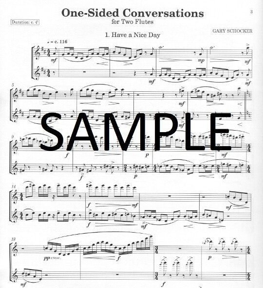 Schocker, G :: One-Sided Conversations