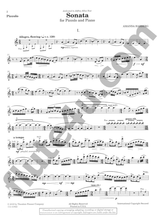 Harberg, A :: Sonata