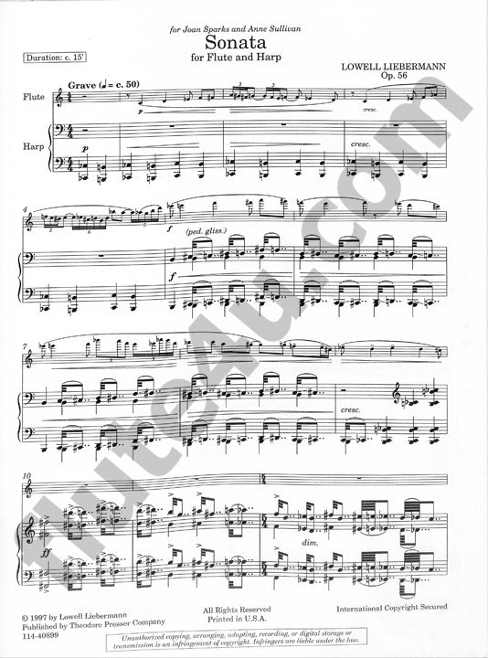 Liebermann, L :: Sonata