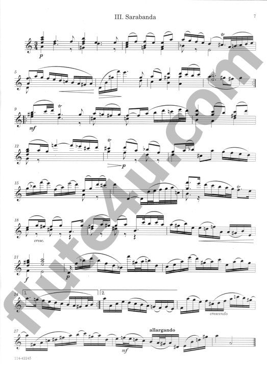 Bach, JS :: Partita No. 2, BWV 1004