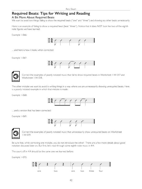 Stuart, Rory :: The Rhythm Book: Beginning Notation and Sight-Reading
