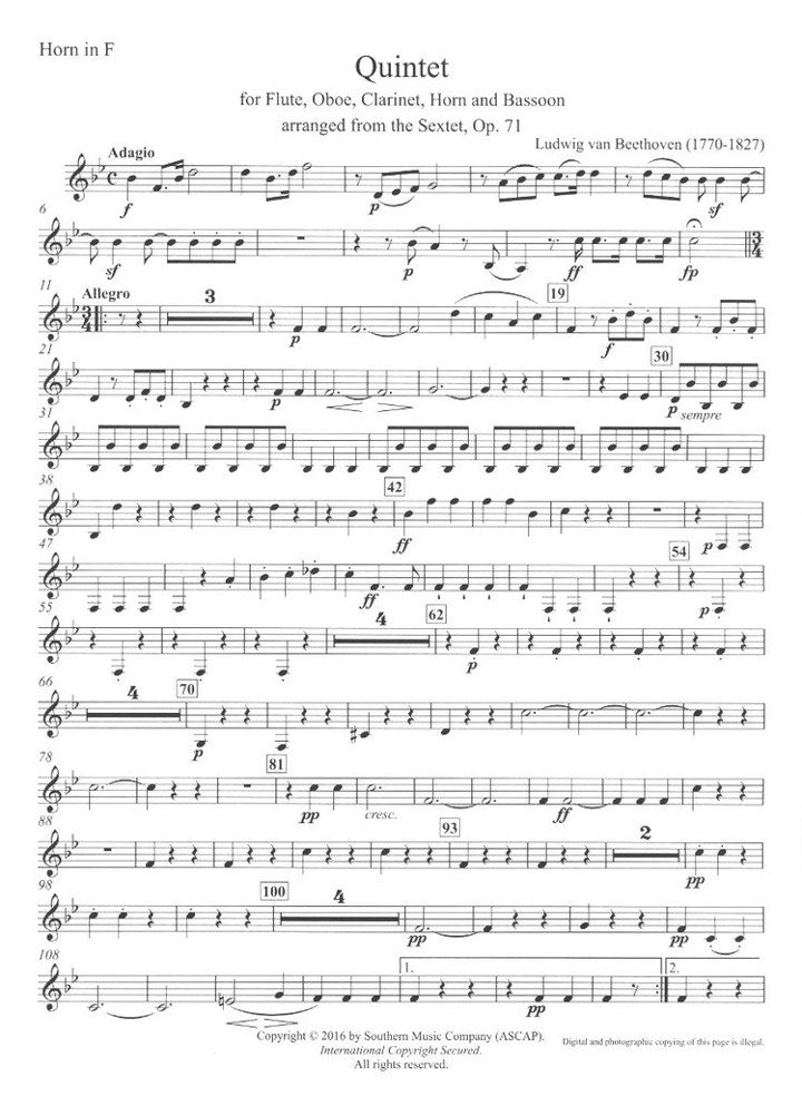 Various :: Twenty Two Woodwind Quintets - Horn