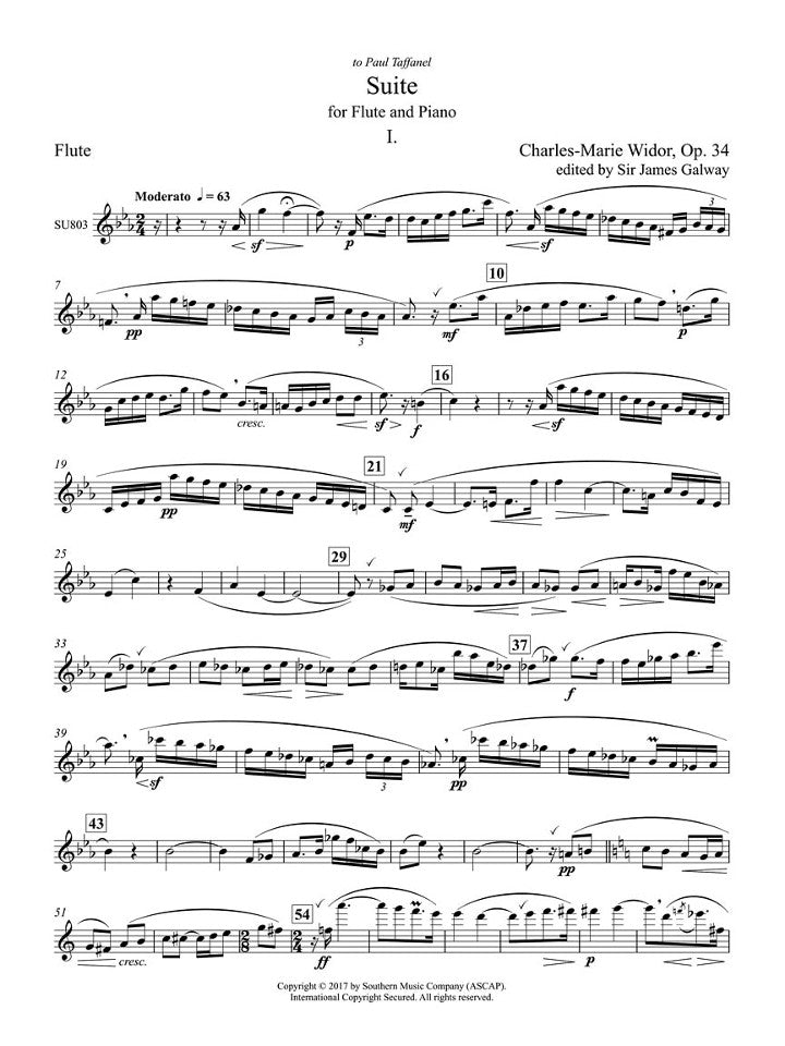 Widor, CM :: Suite