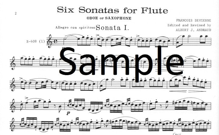 Devienne, F :: Six Sonatas