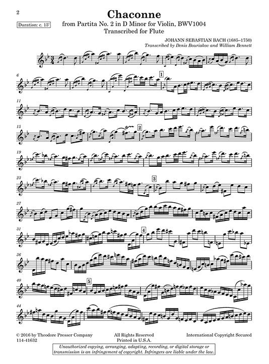 Bach, JS :: Chaconne