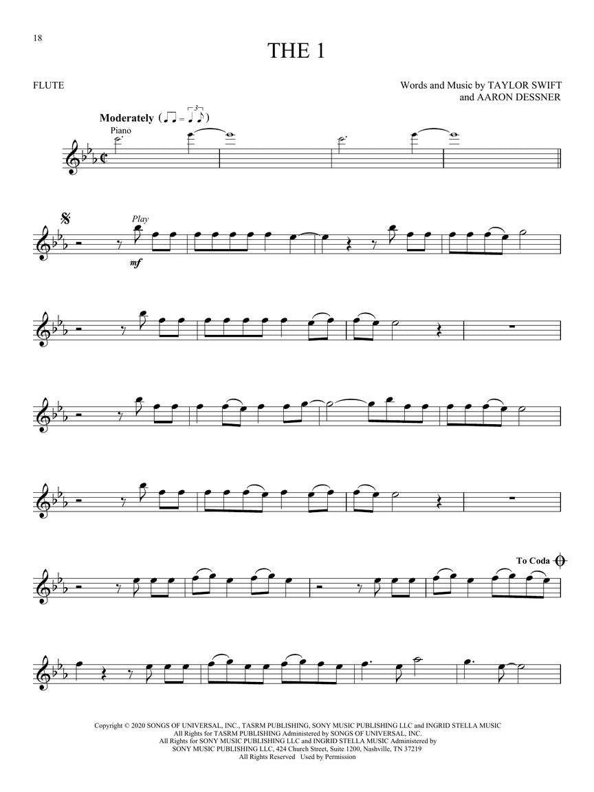 Swift, T :: Taylor Swift: Selections from Folklore & Evermore