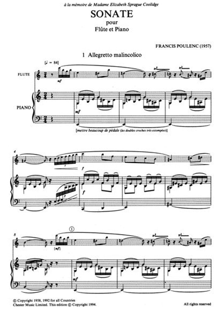 Poulenc, F :: Sonata