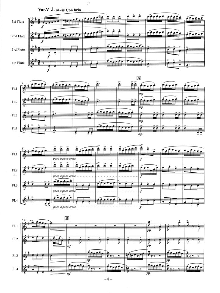 Iwata, S :: Variations on a Minuet