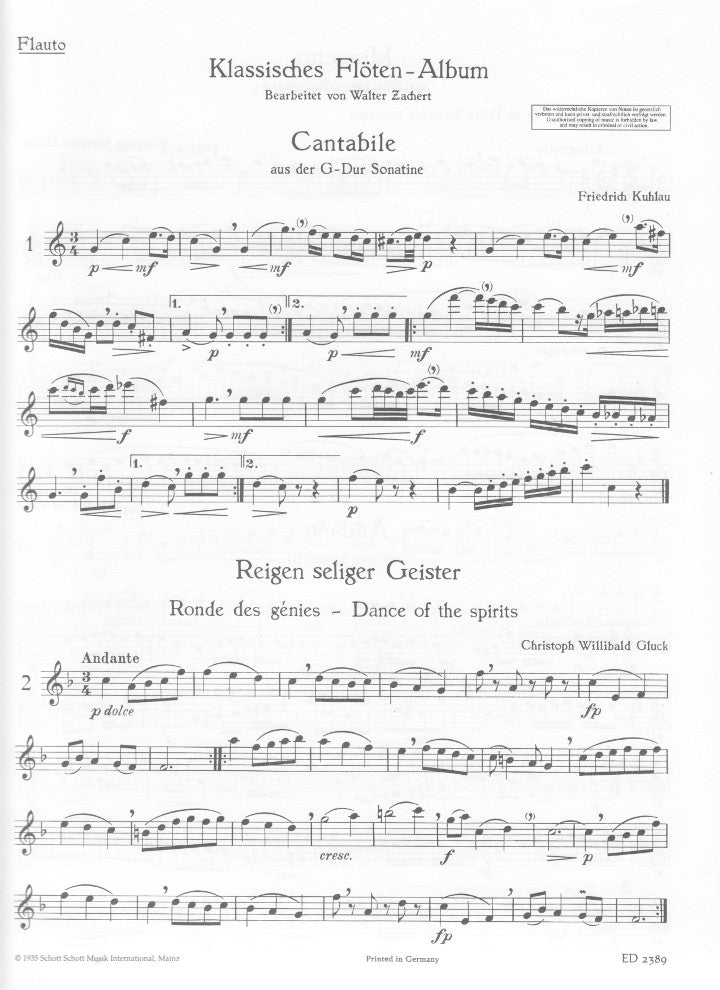 Various :: Classical Album for the Flute
