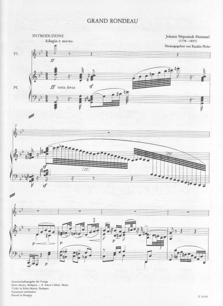 Hummel, JN :: Grand Rondeau op. 126