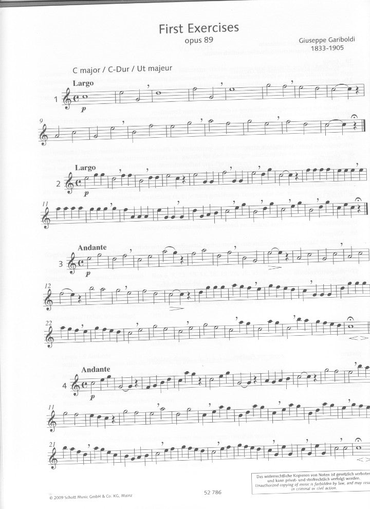 Gariboldi, G :: First Exercises