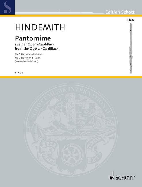 Hindemith, P :: Pantomime from the Opera 'Cardillac'
