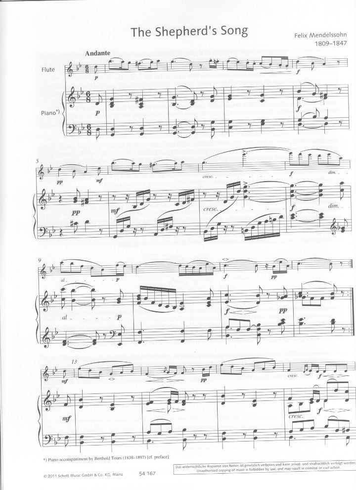 Mendelssohn, F :: The Shepherd's Song