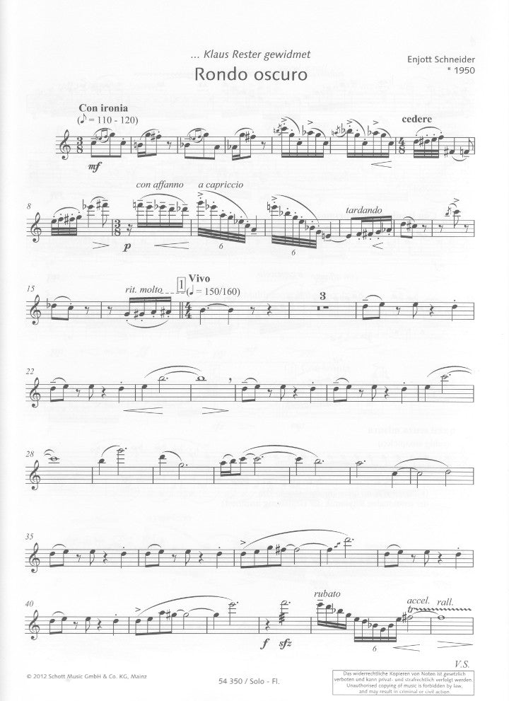 Schneider, E :: Rondo oscuro