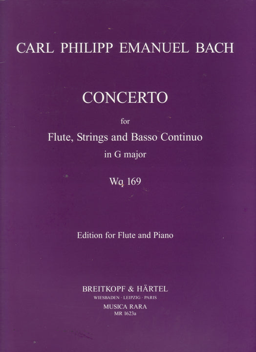 Bach, CPE :: Concerto in G Major WQ 169/H. 445