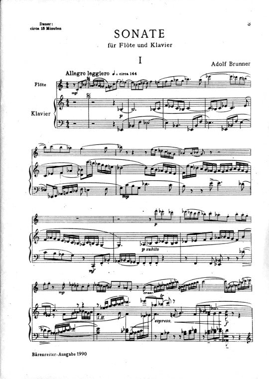 Brunner, A :: Sonate