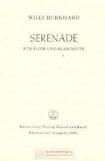 Burkhard, W :: Serenade