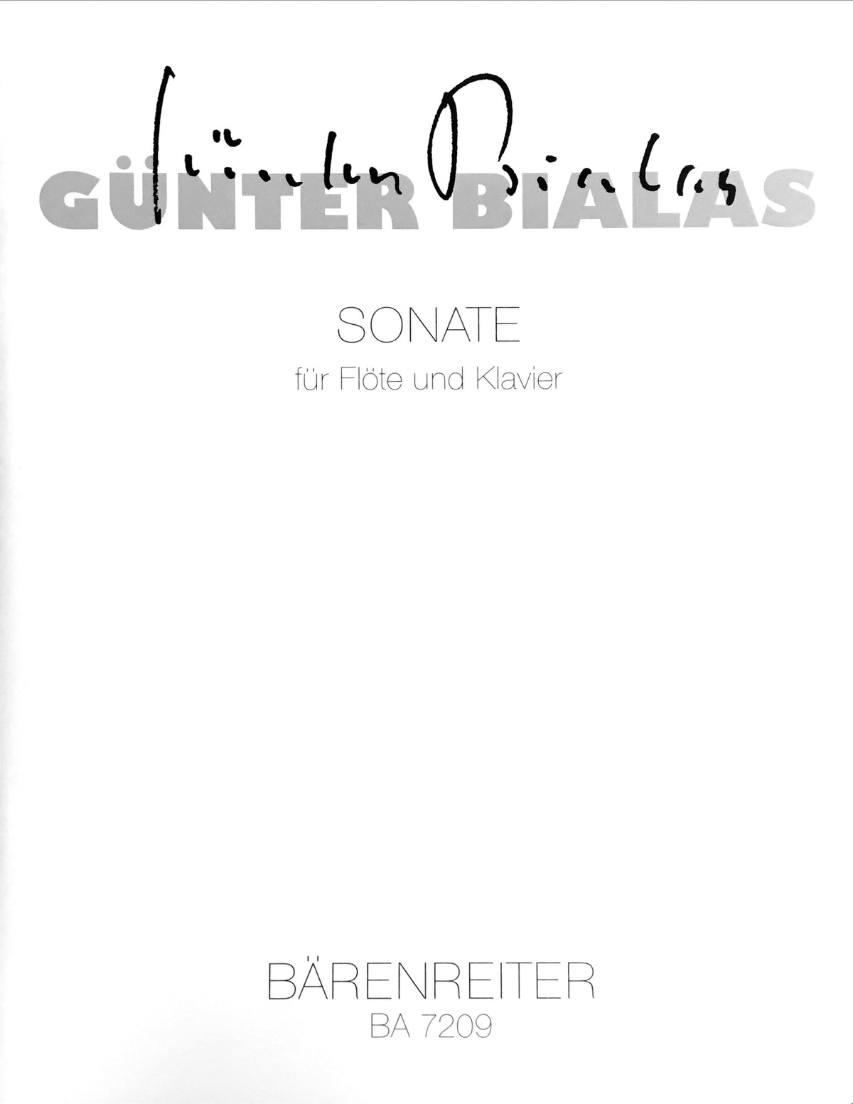 Bialas, G :: Sonate