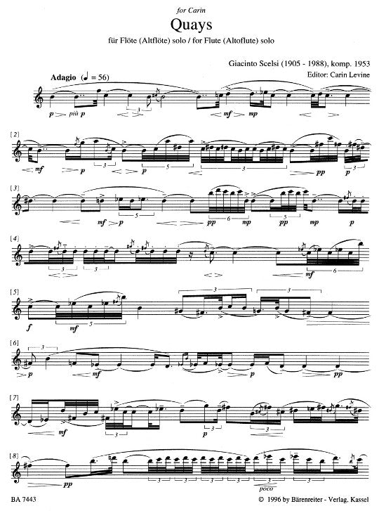 Scelsi, G :: Quays