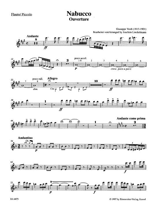 Verdi, G :: Nabucco Ouverture