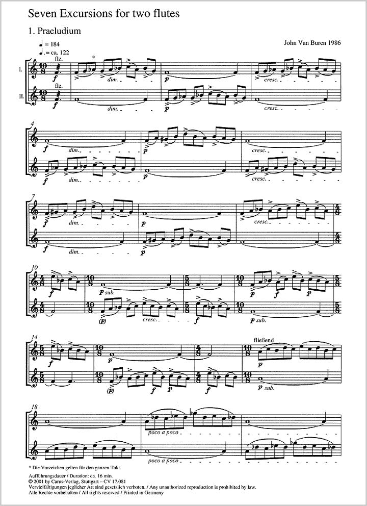 Van Buren, J :: Seven Excursions