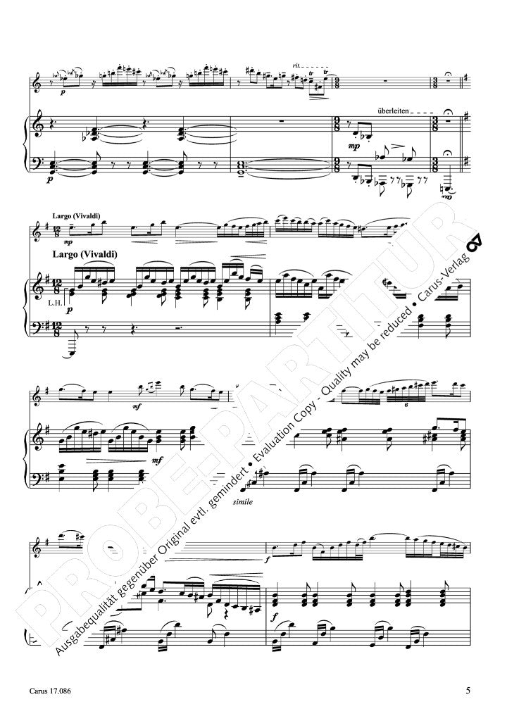 Dohn, R :: Fantasie Caprice Vivaldi