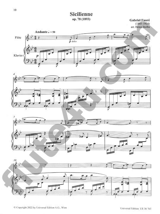 Faure, G :: Pavane op. 50 and Sicilienne op. 78