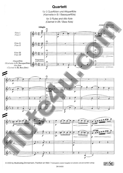 Drechsler, J :: Quartett