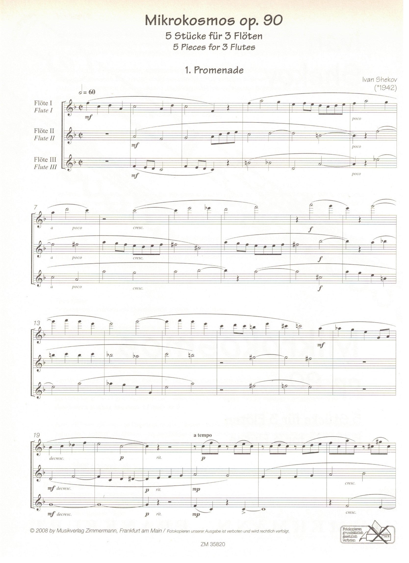 Shekov, I :: Mikrokosmos op. 90