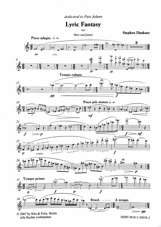 Dankner, S :: Lyric Fantasy