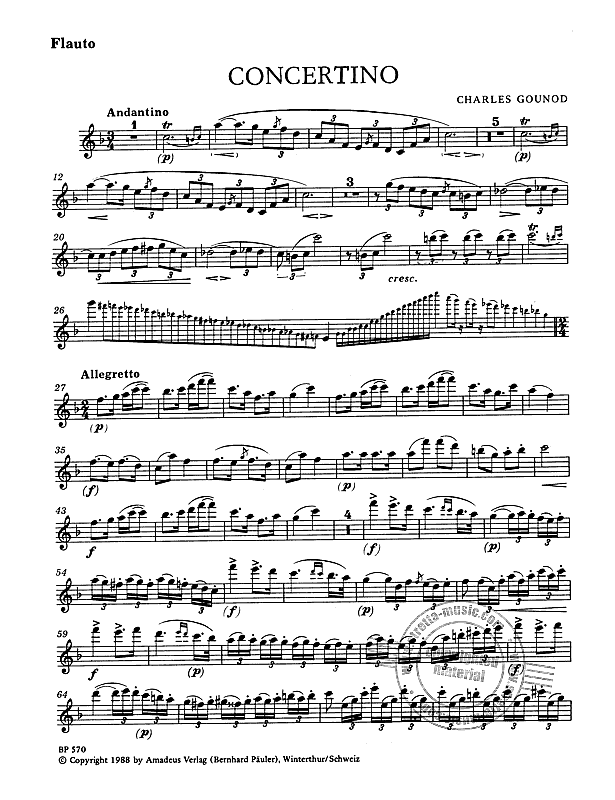 Gounod, C :: Concertino