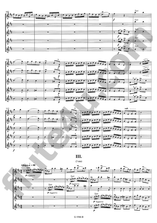Boismortier, JB :: Concerto no. 4 en si mineur opus 15
