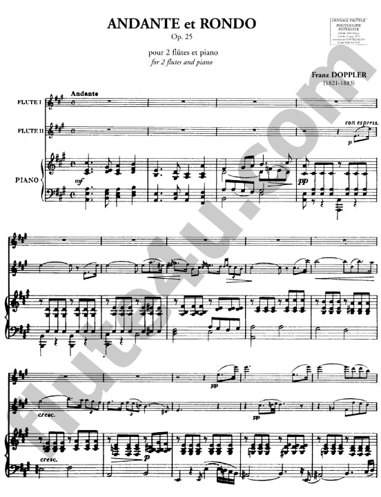 Doppler, F :: Andante et Rondo op. 25