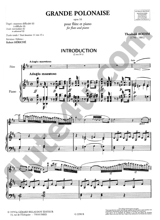 Boehm, T :: Grand Polonaise Op. 16