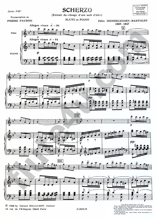 Mendelssohn, F :: Scherzo from Midsummer Night's Dream