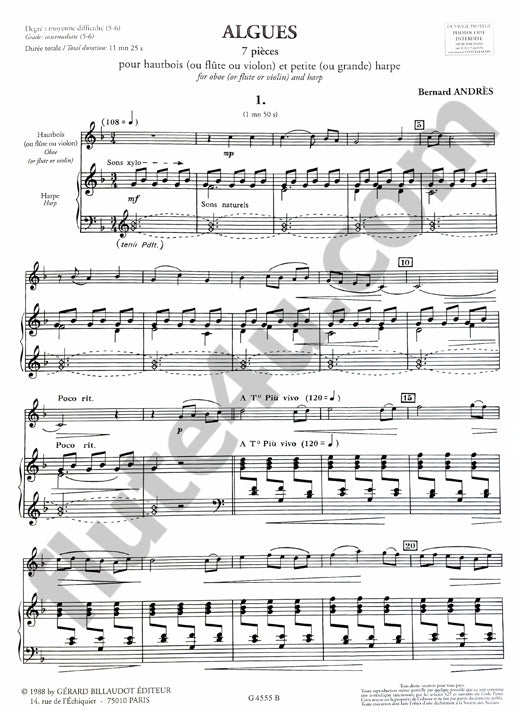 Andres, B :: Algues (7 Pieces)