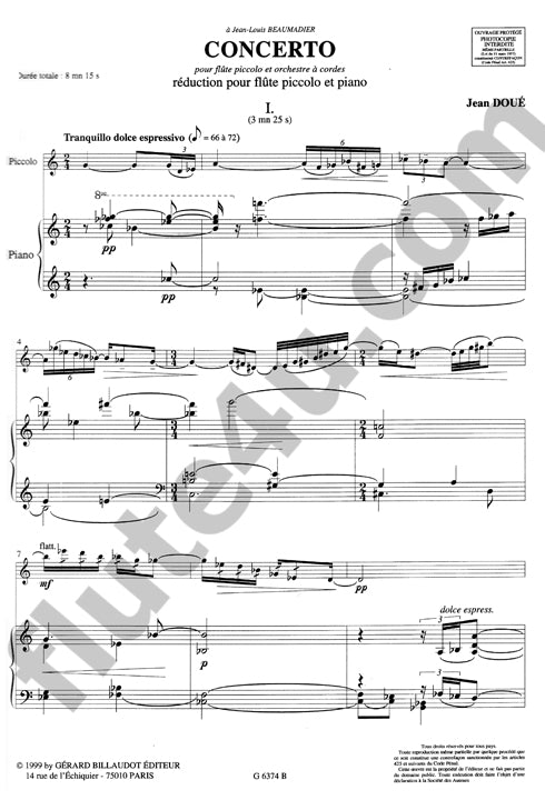 Doue, J :: Concerto