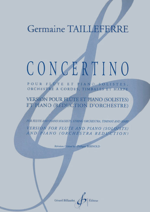 Tailleferre, G :: Concertino