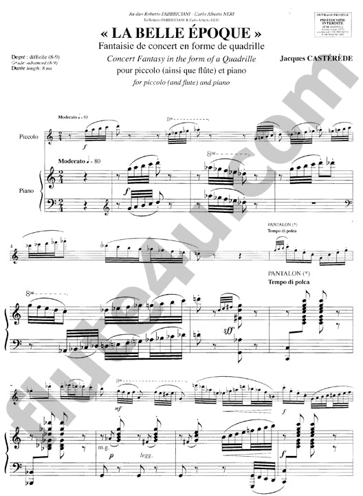 Casterede, J :: La belle epoque
