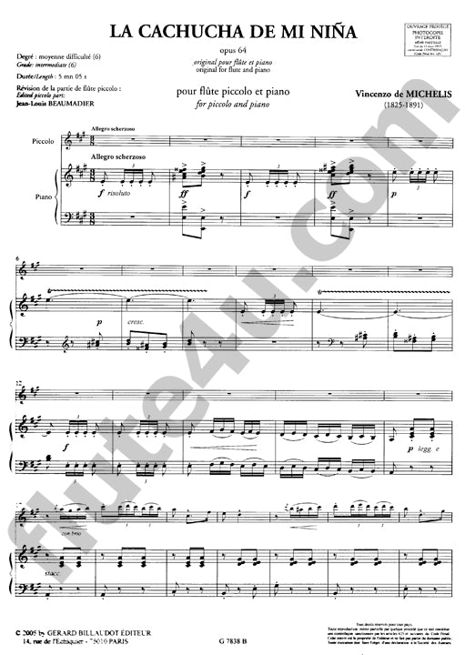 de Michelis, V :: La cachucha de mi nina op. 64