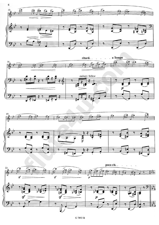 Taffanel, P :: Sicilienne etude op. 7