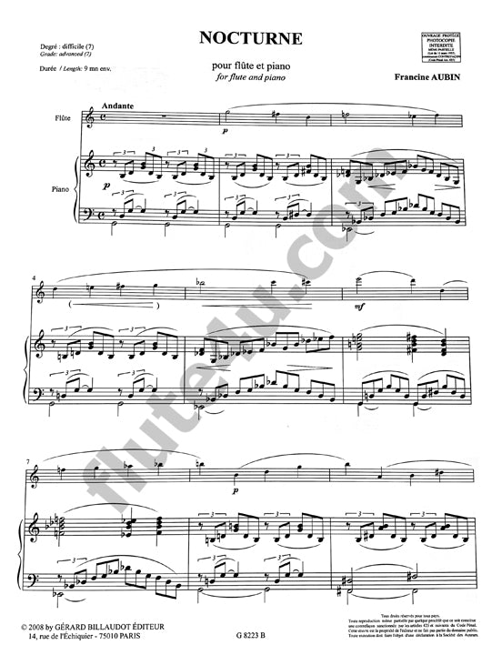 Aubin, F :: Nocturne