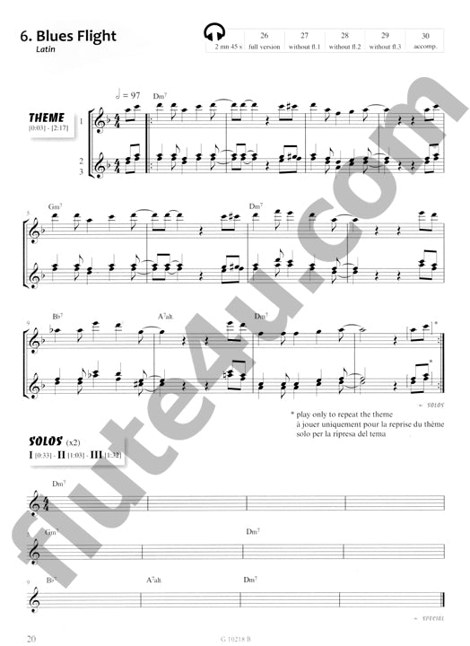 Gori, M :: Jazz Flute Music