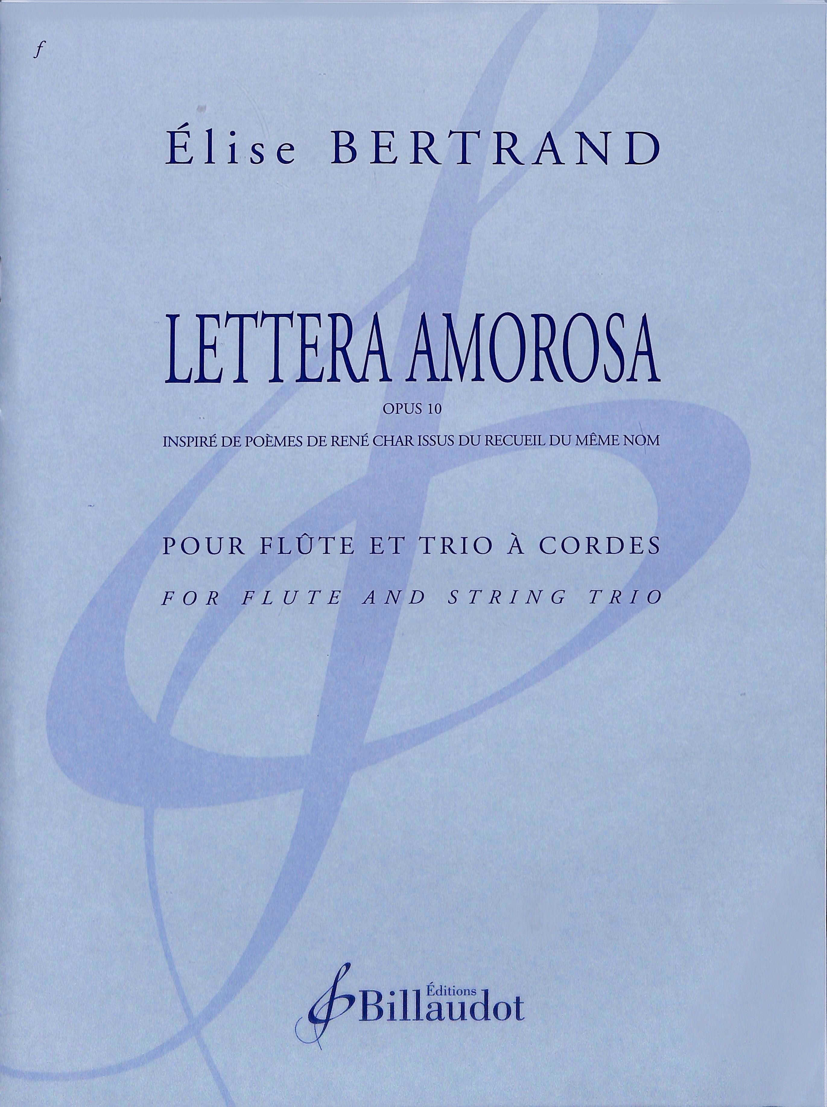 Bertrand, E :: Lettera Amorosa