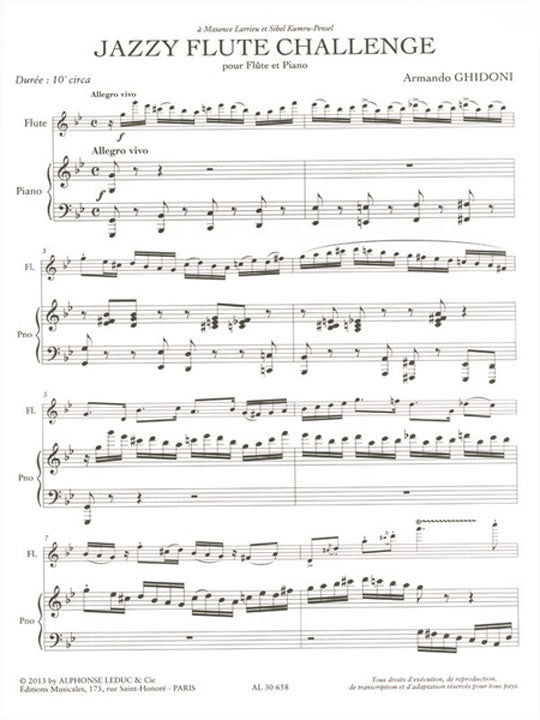 Ghidoni, A :: Jazzy Flute Challenge