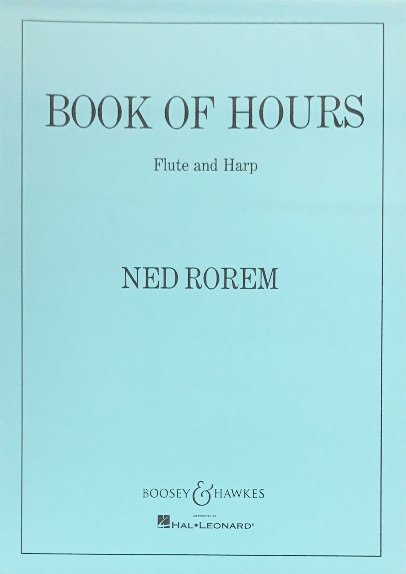 Rorem, N :: Book of Hours