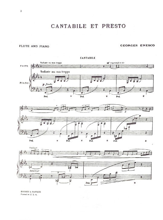Enesco, G :: Cantabile Et Presto