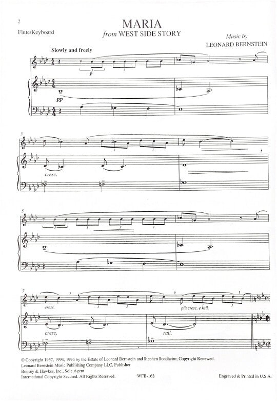 Bernstein, L :: Bernstein for Flute