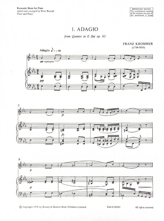 Various :: Romantic Music for Flute